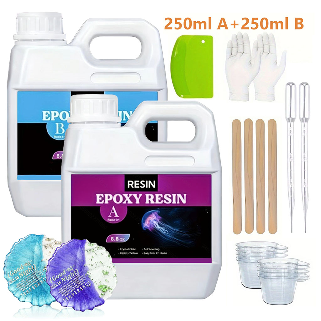 Resin Jewelry Kit - Kit de Resina Epoxi Transparente de