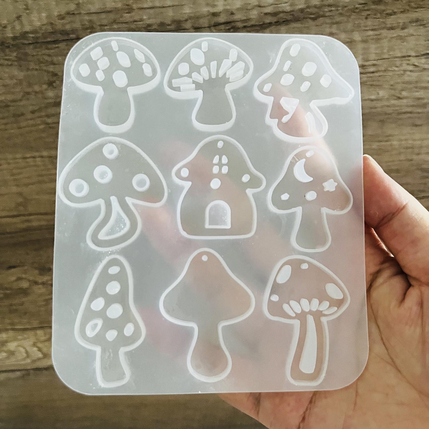Flower Preservation Resin - Colgante de pendiente de setas de