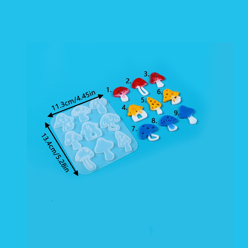 Colgante de pendiente de setas - Flower Preservation Resin reseña y precio