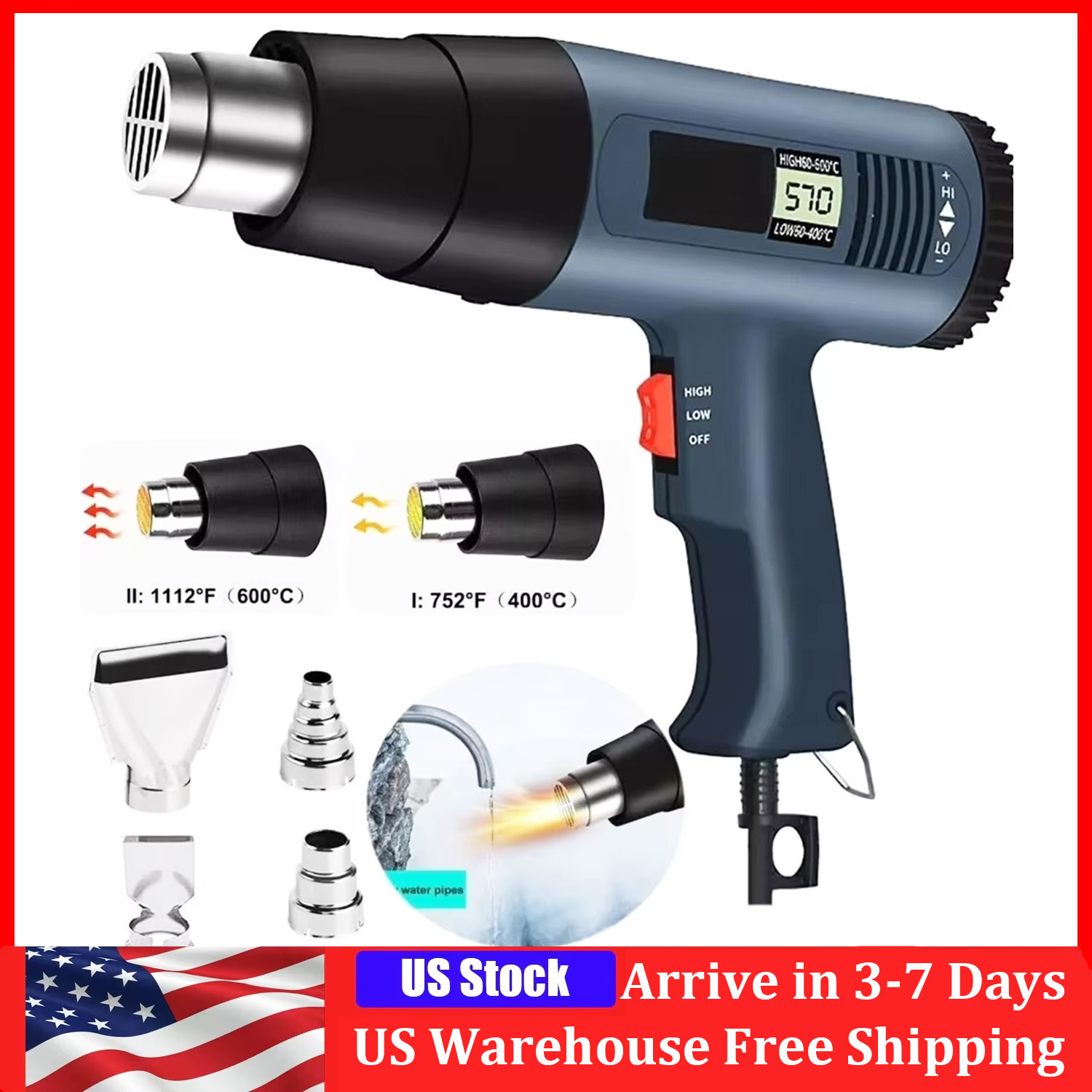 Pistola de calor eléctrica de  - Heat Gun Small reseña y precio