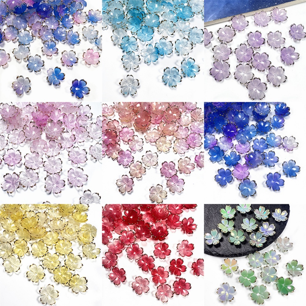 Lote de 50 Piezas de Cuentas A - Flower Preservation Resin reseña y precio